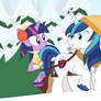 #dm29HolidayHorse Day 13: Twilight + Shining Armor