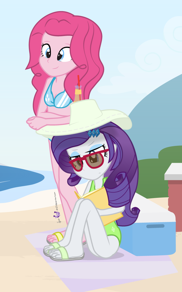 #EQGDownUnderSummer: Pinkie + Rarity