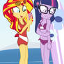 #EQGDownUnderSummer: Sunset + Sci-Twi
