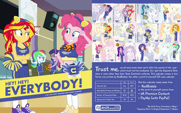 HEY! HEY! EVERYBODY! An MLP EQG Fanart Calendar