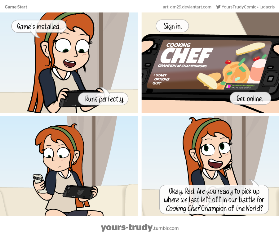 Yours Trudy #235: Game Start by dm29 on DeviantArt