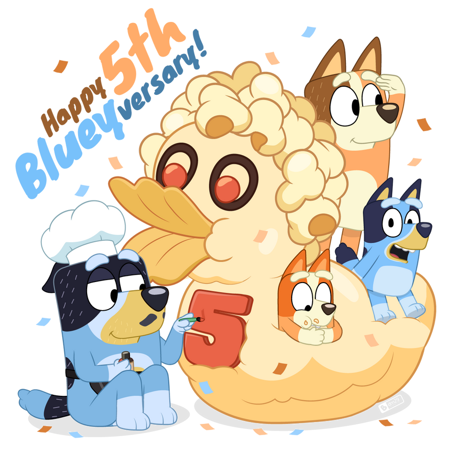 Bluey Adventure Deviantart Five Years of Bluey by dm29 on DeviantArt