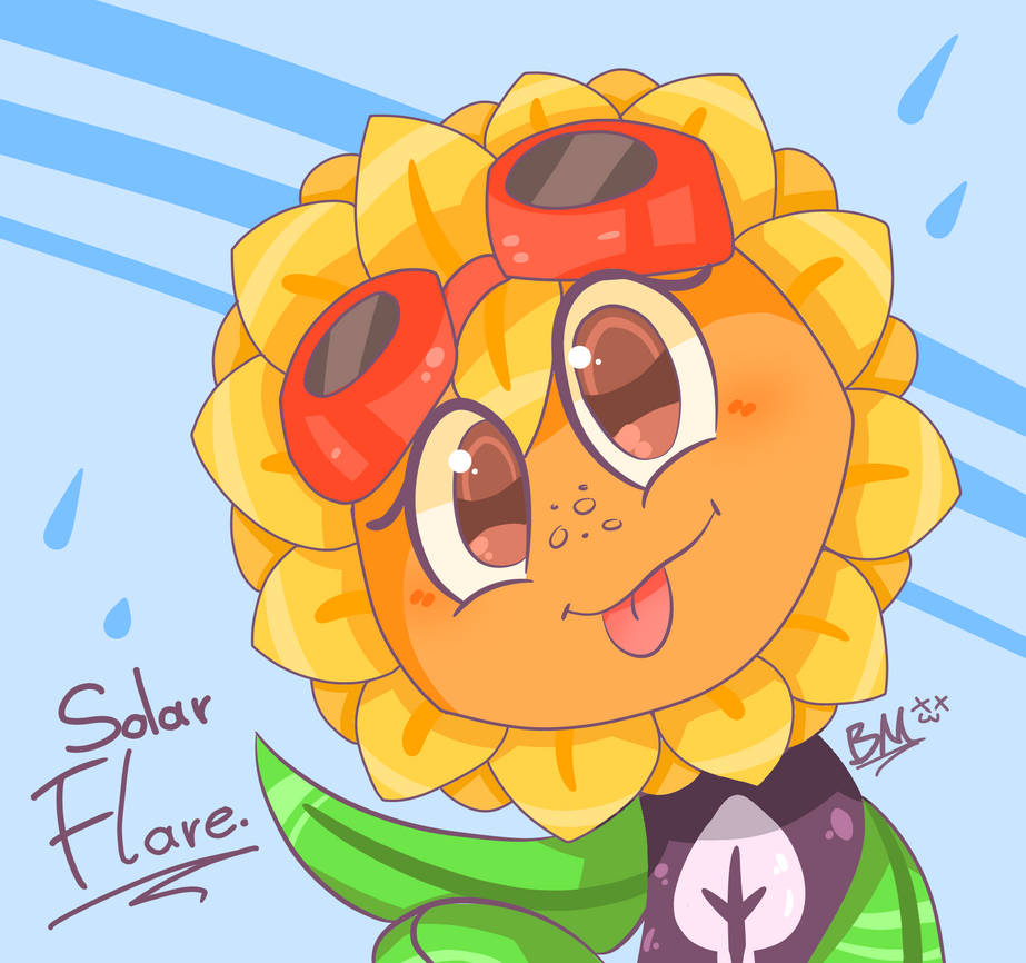 My First Drawing Of Solar Flare Pvz Heroes By Blookymellow127 On my-first-drawing-of-solar-flare-pvz-heroes-by-blookymellow127-on