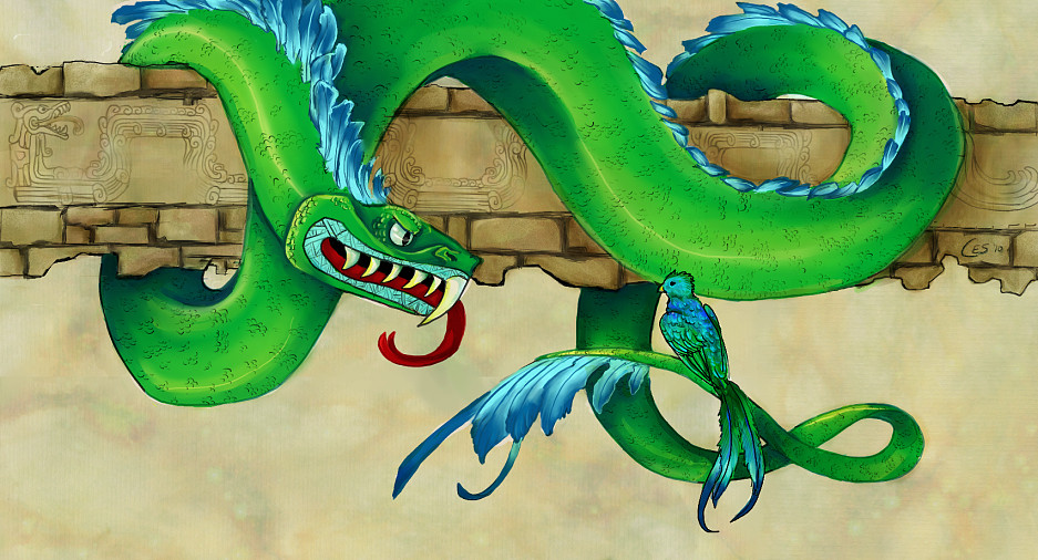 Quetzalcoatl and Quetzal