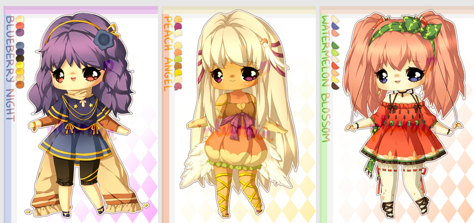 FRUIT Adoptable set 10 - AUCTION - CLOSED