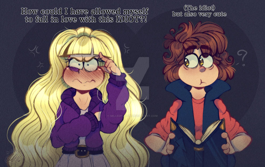 When you fall in love with an idiot by MilleDPurple on DeviantArt