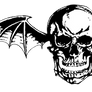 Avenged Sevenfold ~ Deathbat (Vector/PNG) B/W Logo