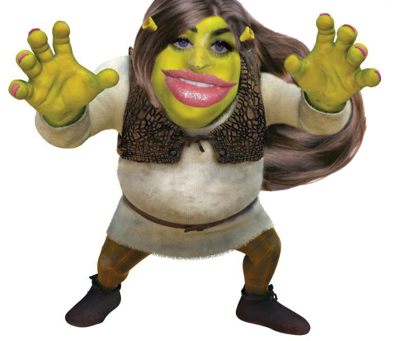 Shrek is a woman ogre now... by marinaissowaddell on DeviantArt.