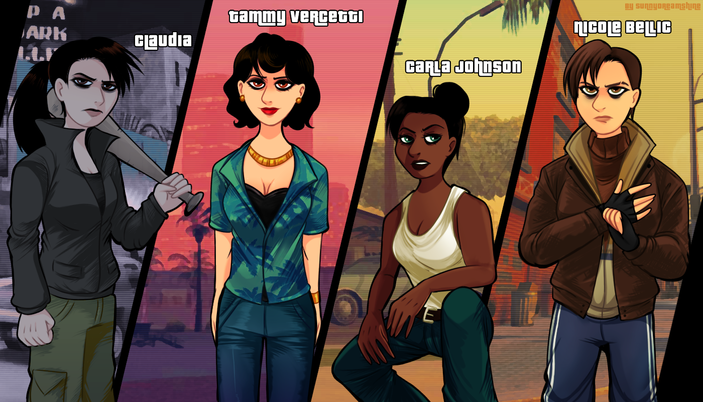 Grand Theft Auto Genderbend By SunnyDreamShine On DeviantArt grand-theft-auto-genderbend-by-sunnydreamshine-on-deviantart