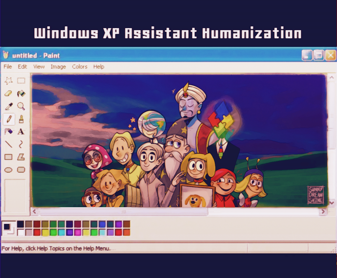 Windows XP Assistant Humanization by SunnyDreamShine on DeviantArt
