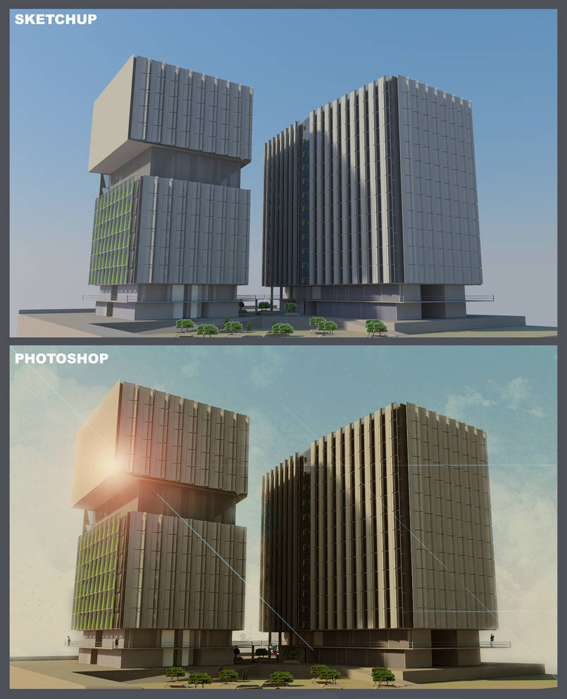 Post processing render in photoshop by DancingBees on DeviantArt