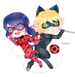 Ladybug and ChatNoir