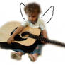 The guitarist angel