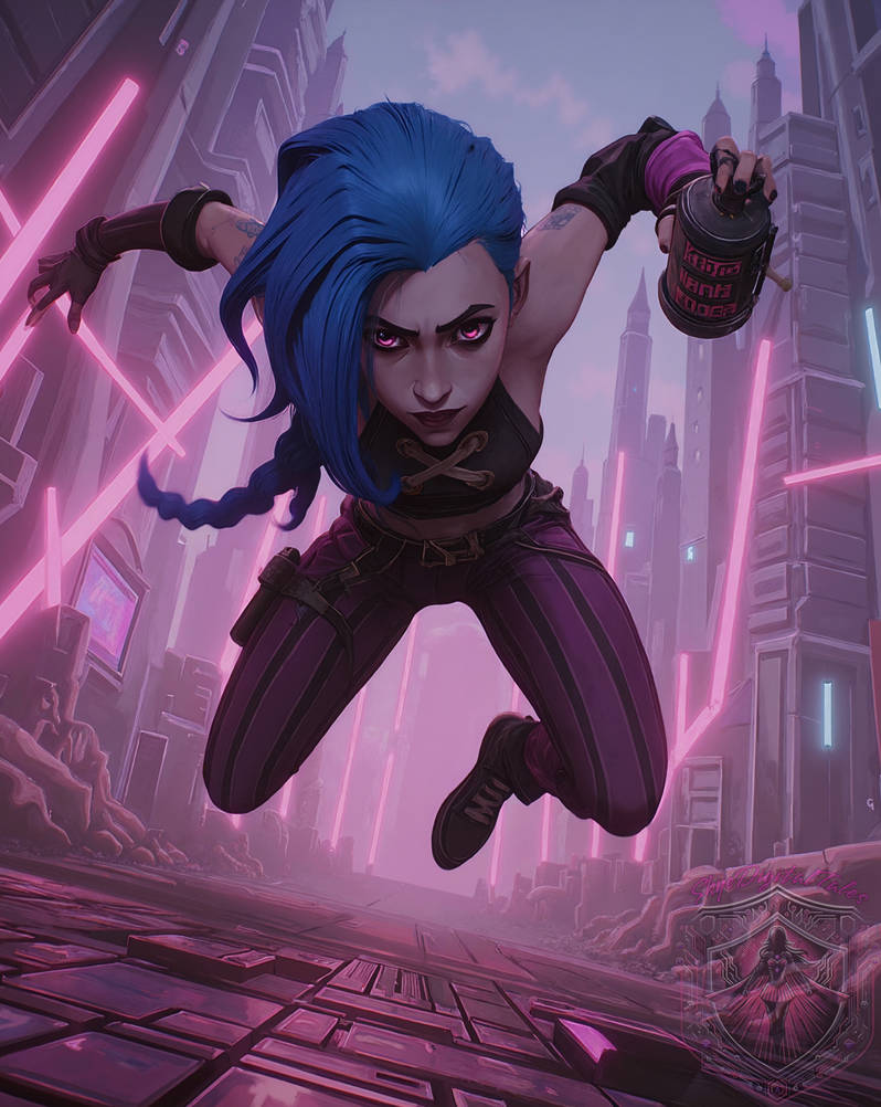 Jinx - 2025-02-11 by SkyeSideQuest on DeviantArt