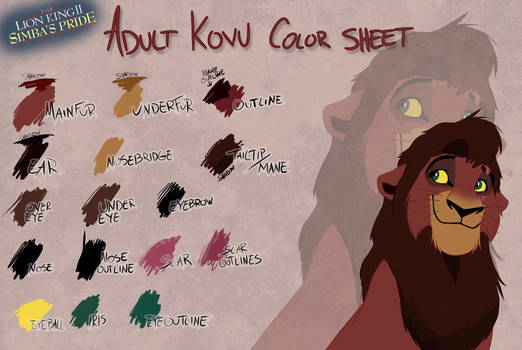 Adult Kiara color sheet by Takadk on DeviantArt