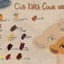 Cub Kiara color sheet