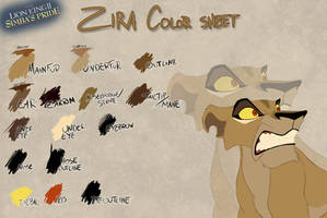 Zira color sheet