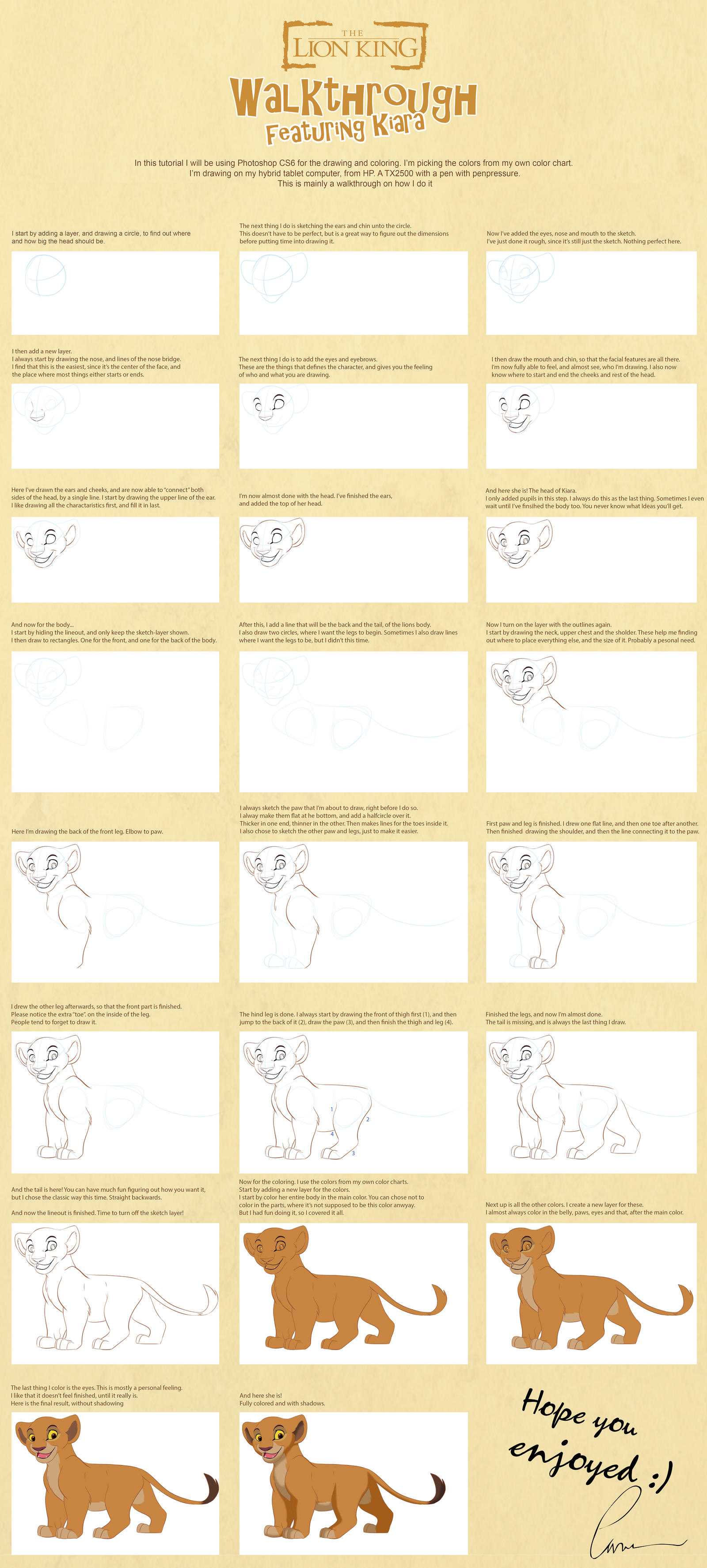 Lion King Style Walkthrough By Takadk On Deviantart