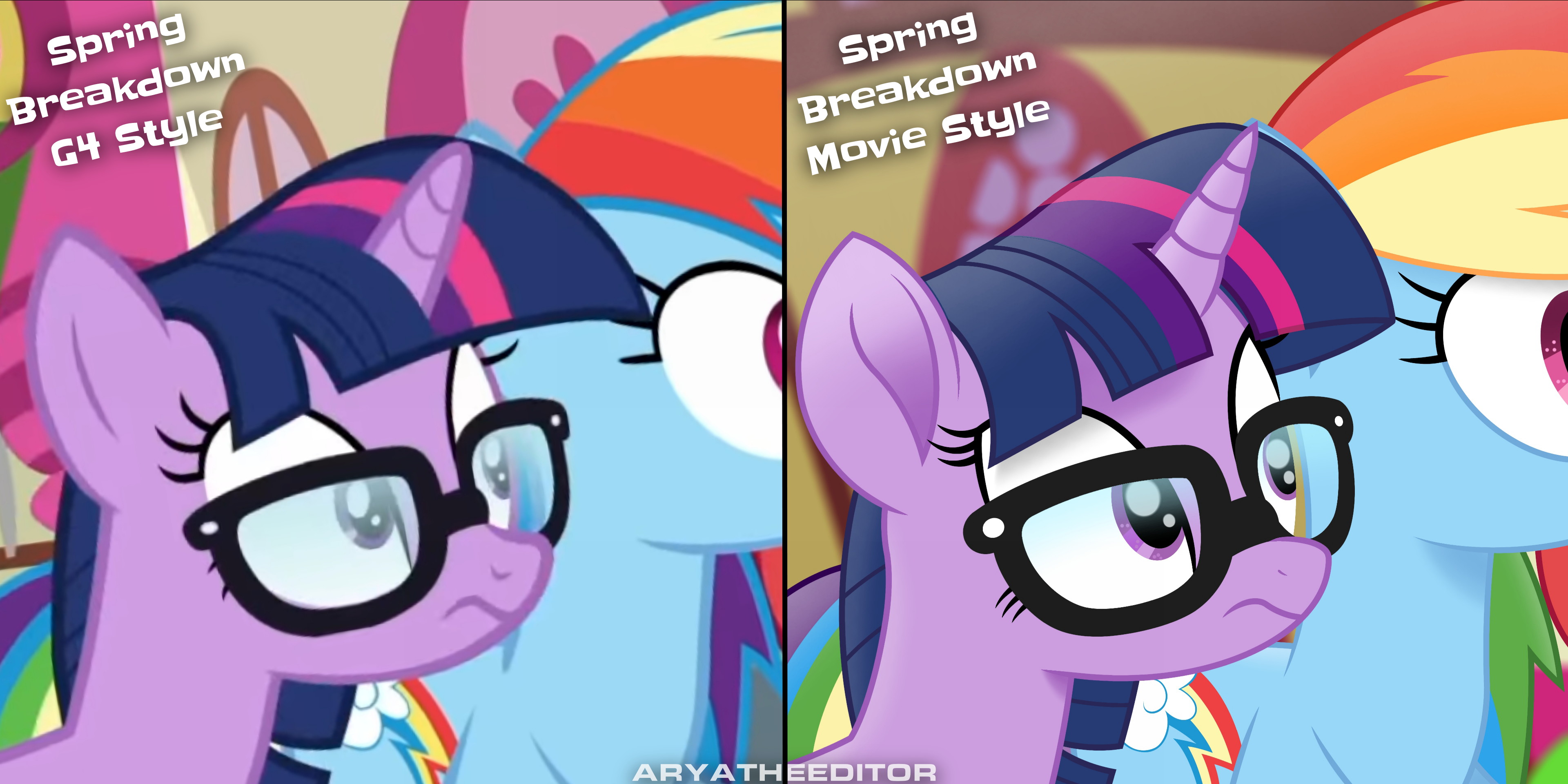 Mlp Comparisons MLP Comparison by AryaTheEditor on DeviantArt