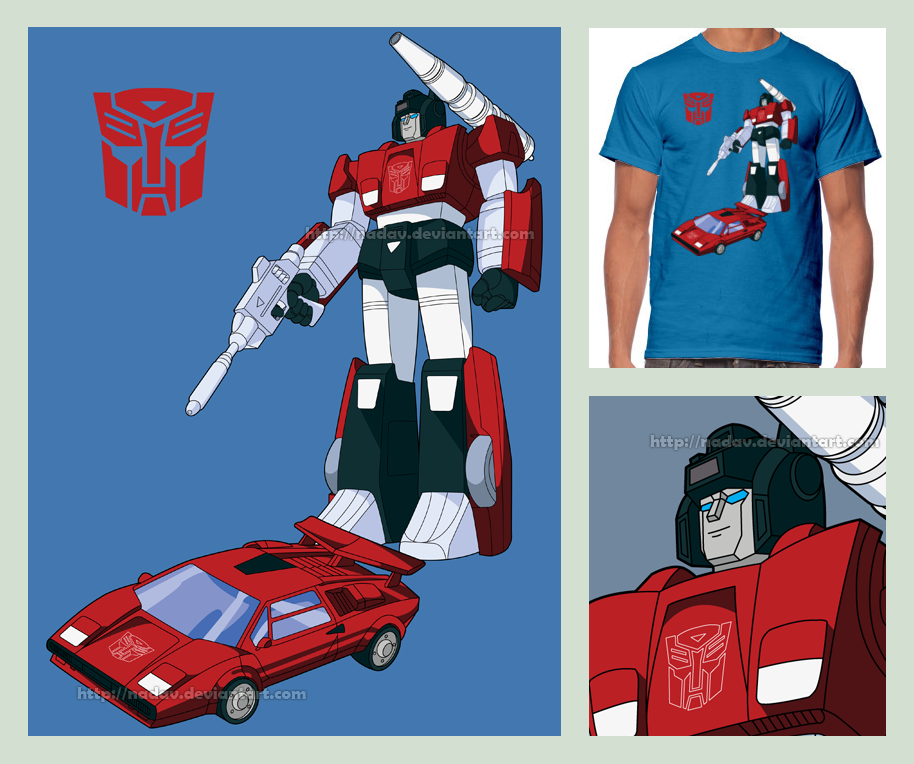 Sideswipe (T-shirt design)