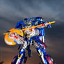 Armor Knight Optimus Prime (sunset)