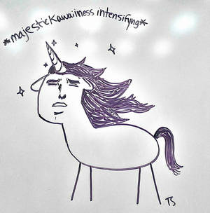 Whiteboard Doodles #1 ...unicorn?