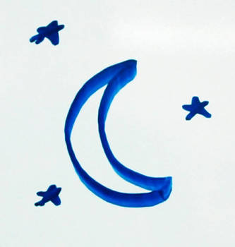 Whiteboard Doodle #9 Night sky