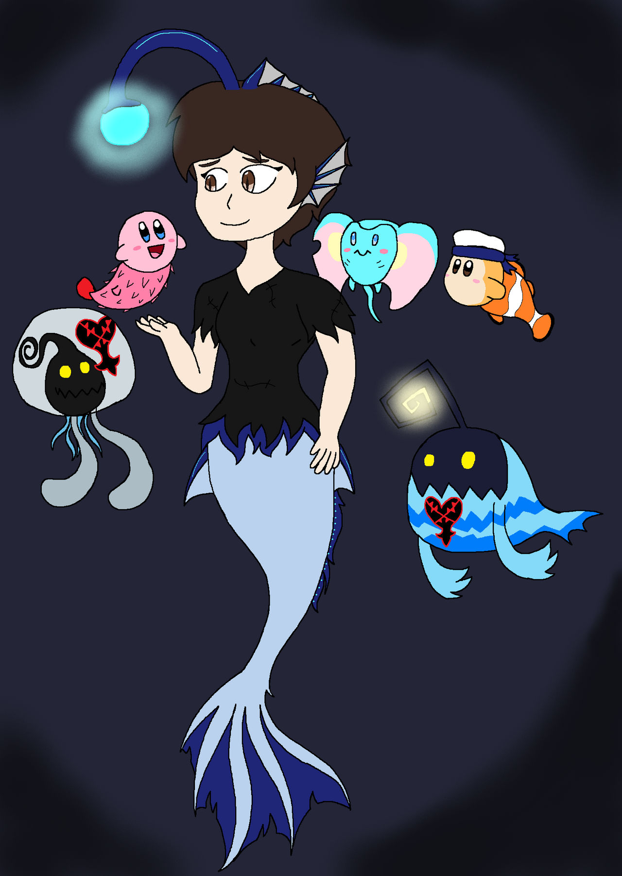 Deep sea Family by White-prime on DeviantArt