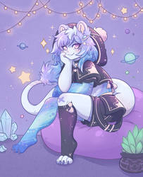 Furry Commission Space Lion Girl