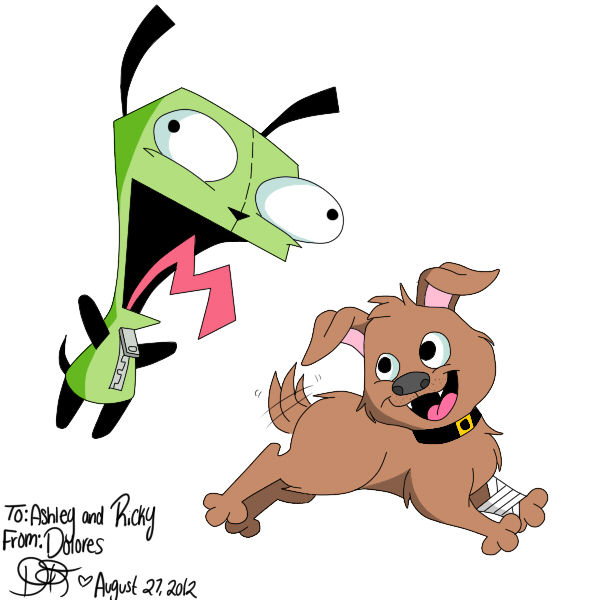 Doggie and GIR!