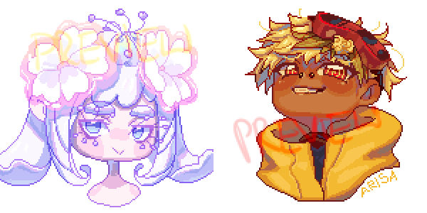 Pixel Commissions Preview by ArisaManuko