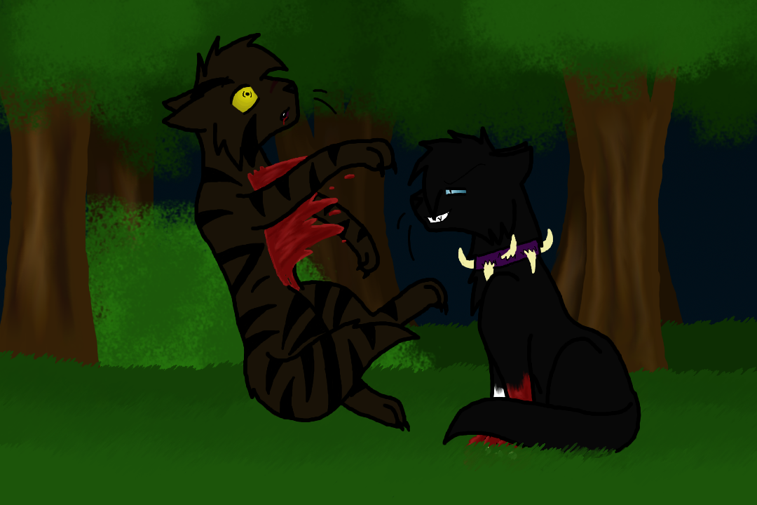 Tigerstar Vs Scourge By Yellowfangofstarclan On Deviantart