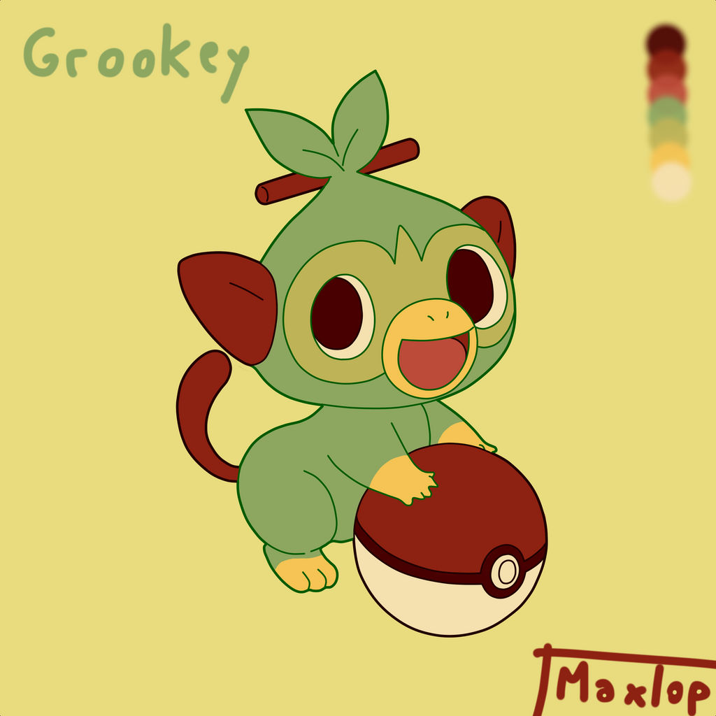 Grokey Face Grookey by Maxlop98 on DeviantArt