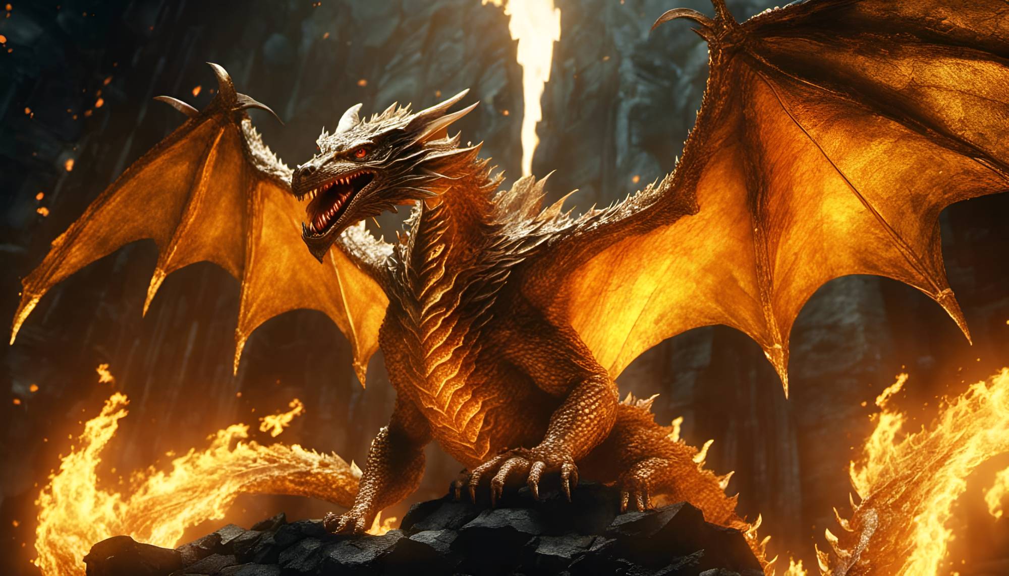 Smaug the Golden by Sennexx on DeviantArt