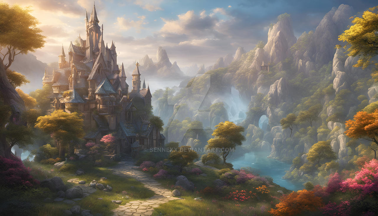 Fantasy World Wallpaper by Sennexx on DeviantArt