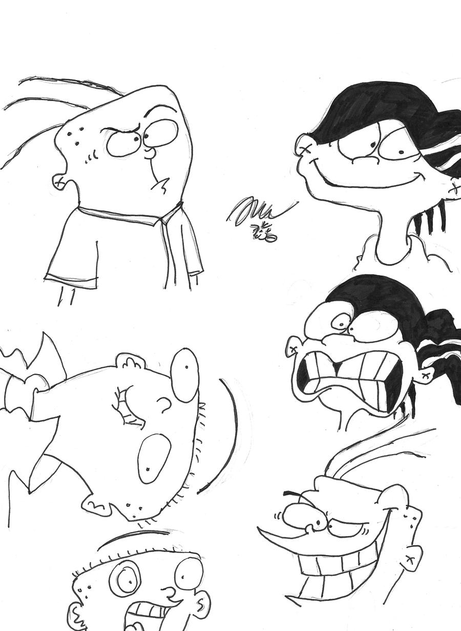 ED EDD N EDDY SKETCHES by zchick121 on DeviantArt