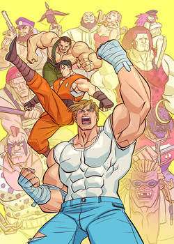 Mega Final Fight cover A