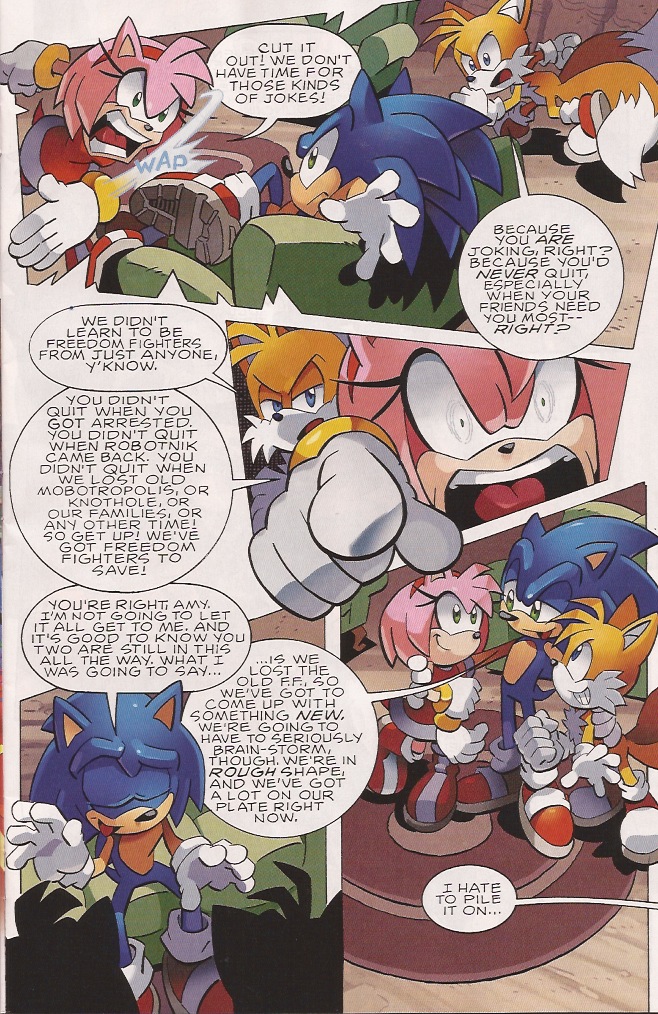 They don't say it out loud, but they know - MysteryShadow29 - Sonic the  Hedgehog (Archie Comic) [Archive of Our Own]