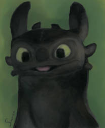 (Random Generic) Toothless fanart