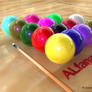 Billiard balls