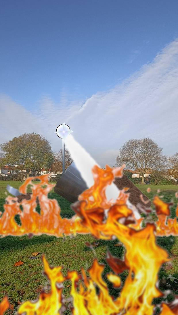 The heat ray bringin hell upon Horsell common by Fighting-Machine on ...