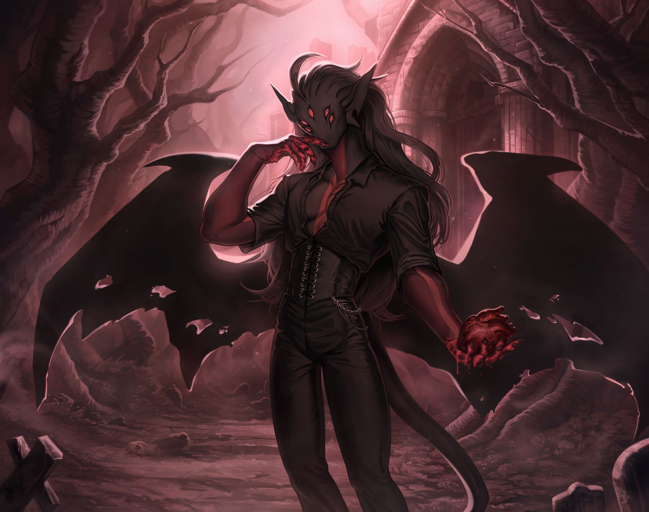 Demonic Deviantart Demon by FreichArt on DeviantArt