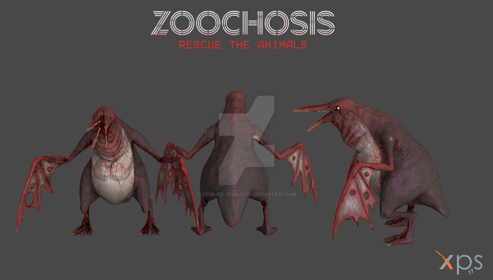 Animal Xps File Deviantart ZOOCHOSIS : Infected Penguin (xps) by xCursed-Princessx on DeviantArt