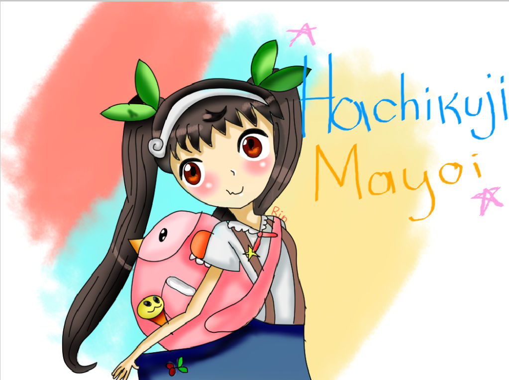 Hachikuji Mayoi Bakemonogatari Fanart By RinnkoChan On DeviantArt hachikuji-mayoi-bakemonogatari-fanart-by-rinnkochan-on-deviantart