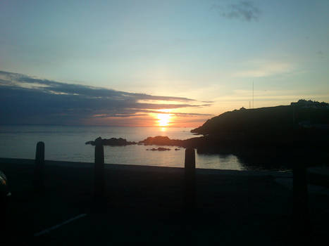 Sunset at Portpatrick, Better copy