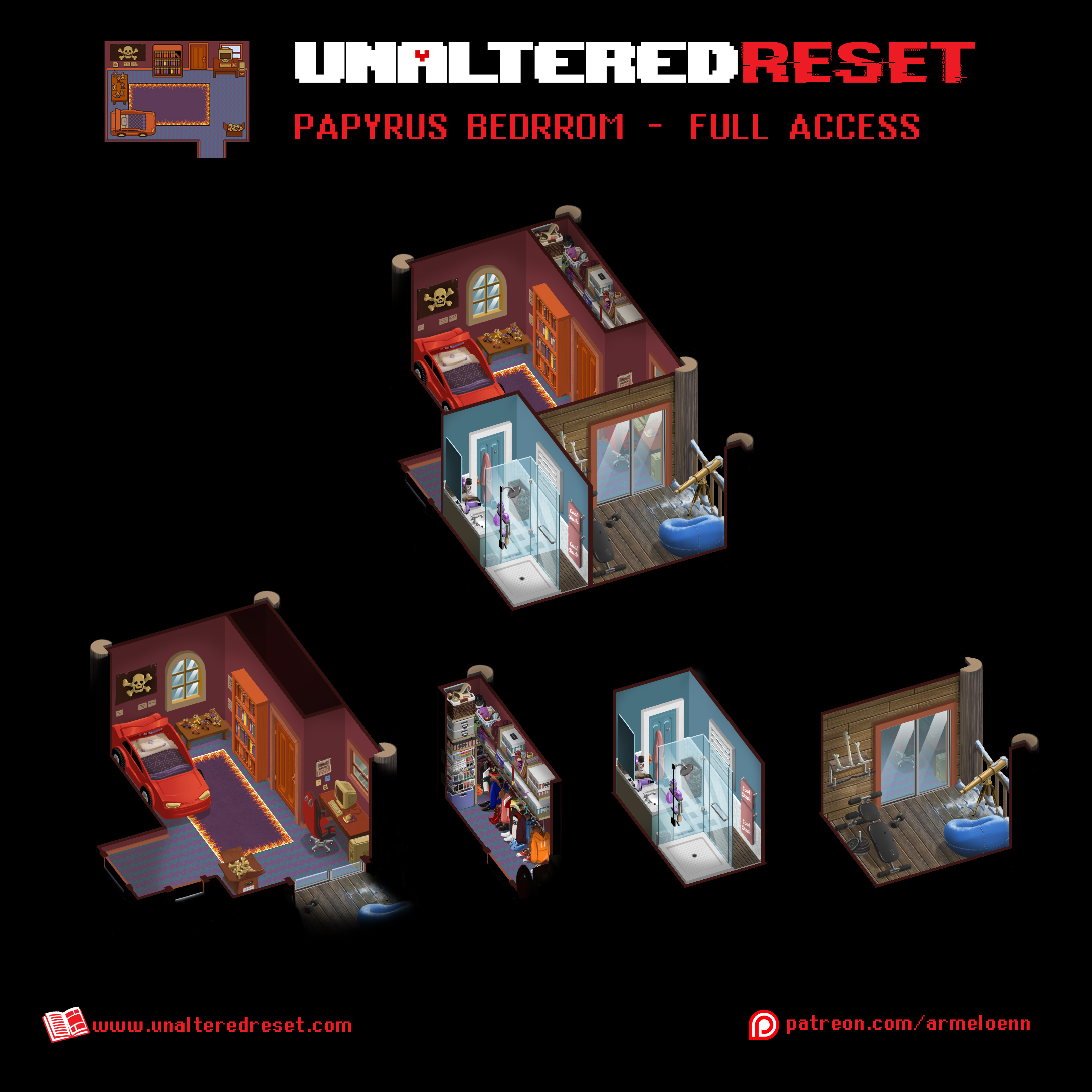 Papyrus Full Bedroom By Oennarts On Deviantart Papyrus Full Bedroom By Oennarts On Deviantart