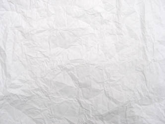 Crumpled white paper texture