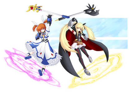 Nanoha and Fate SET UP