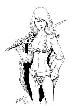 May Patreon Commission: Red Sonja!