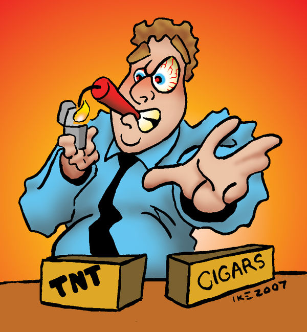 Exploding Cigar by woohooligan on DeviantArt